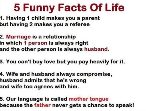 Funny facts of life | Jokes To Text