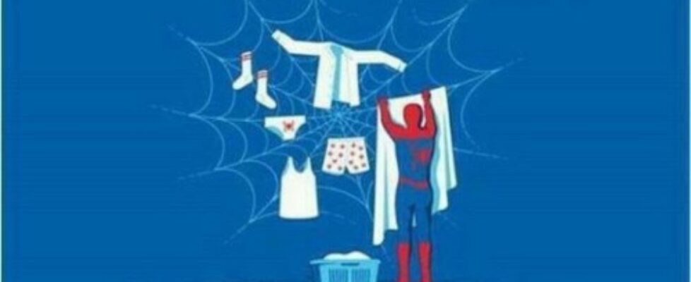 Spiderman after marriage.