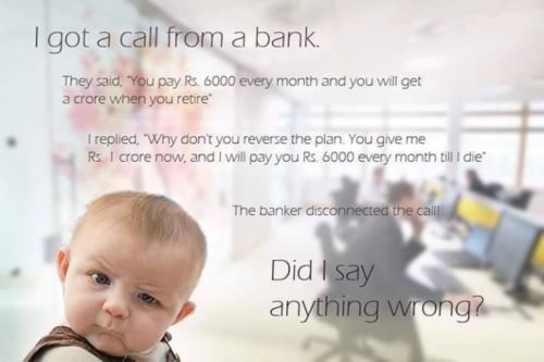 best reply to the bank call