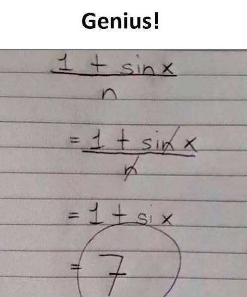 Solving a maths problem is so easy at exams