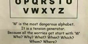 Most dangerous alphabet