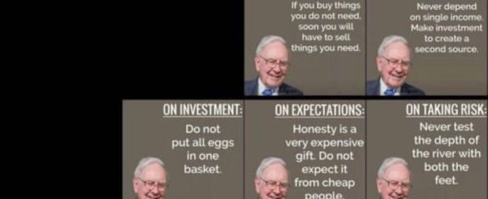 Best advise from the worlds 2nd richest person 
